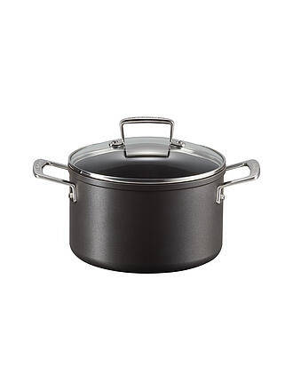 LE CREUSET | Aluminium-Antihaft Fleischtopf mit Deckel 20cm/3,8l Schwarz