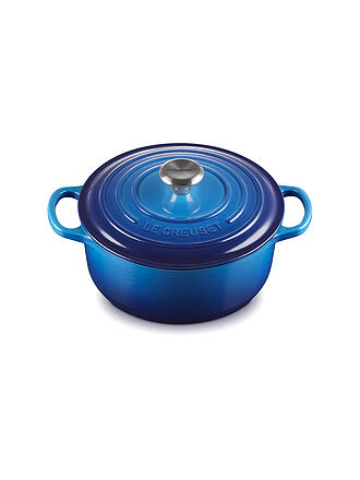 LE CREUSET | Bräter rund 20cm/2,4l SIGNATURE Azure