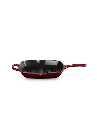 LE CREUSET | Grillpfanne quadratisch SIGNATURE 26x26cm Garnet