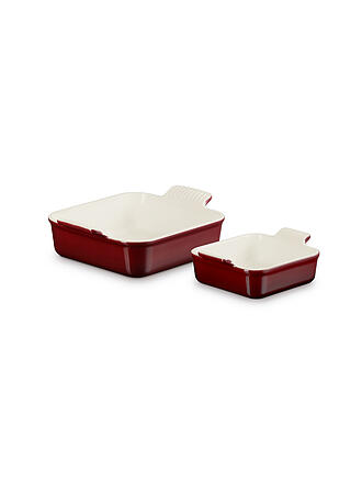 LE CREUSET | Auflaufform 2er-Set 13/20cm Tradition aus Steinzeug Garnet