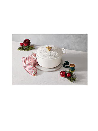 LE CREUSET | Weihnachts Bräter mit Deckel 24cm SIGNATURE Cotton