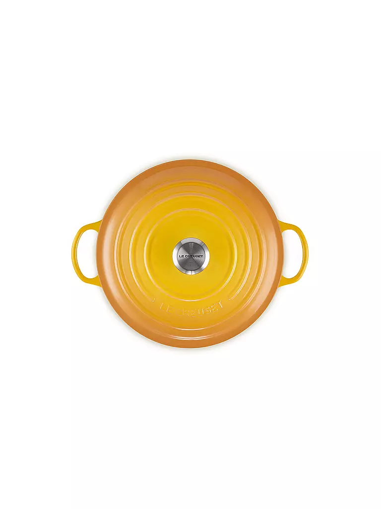 LE CREUSET | Bräter 28cm La Marmite SIGNATURE Nectar | gelb