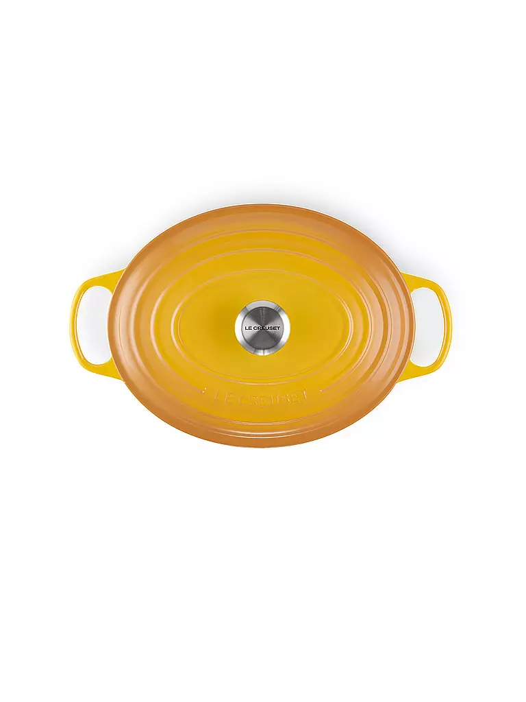 LE CREUSET | Bräter oval SIGNATURE 31cm 6,3l Nectar | gelb