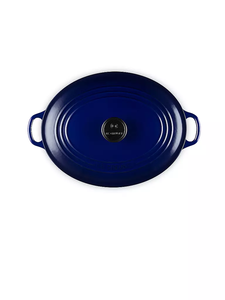 LE CREUSET | Bräter oval TRADITION 31cm/6,3l Indigo | dunkelblau