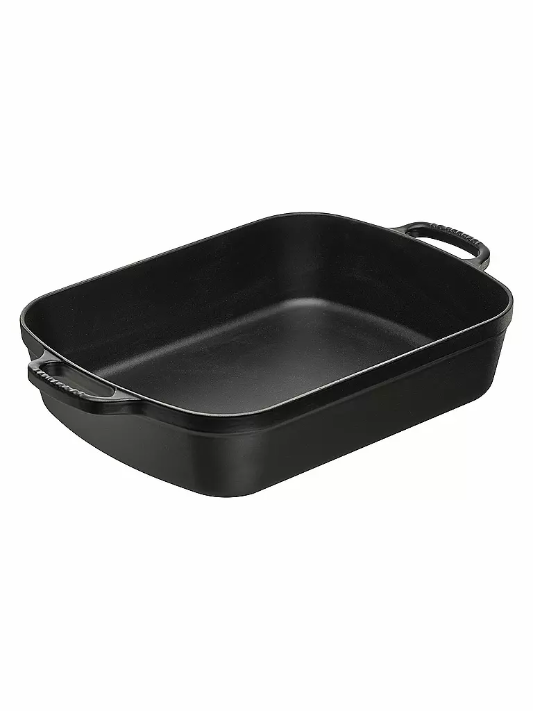 LE CREUSET | Bräter rund Gusseisen 6,6l (Schwarz) | schwarz