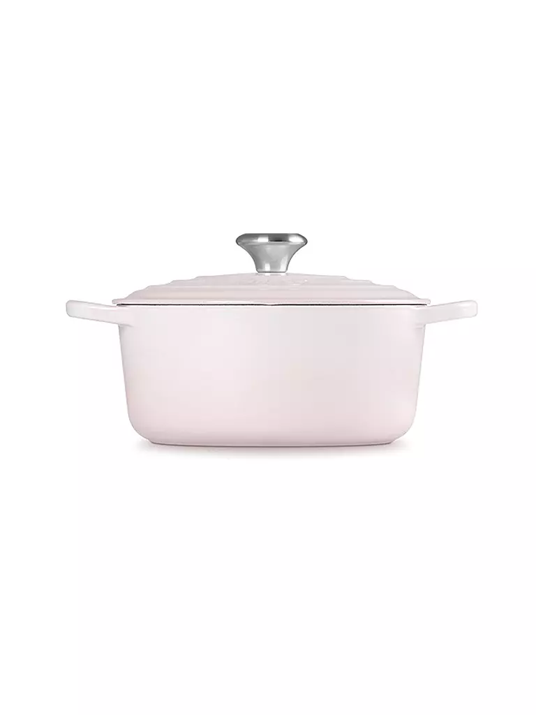 LE CREUSET | Bräter rund hoch SIGNATURE 24cm Shell Pink | rosa