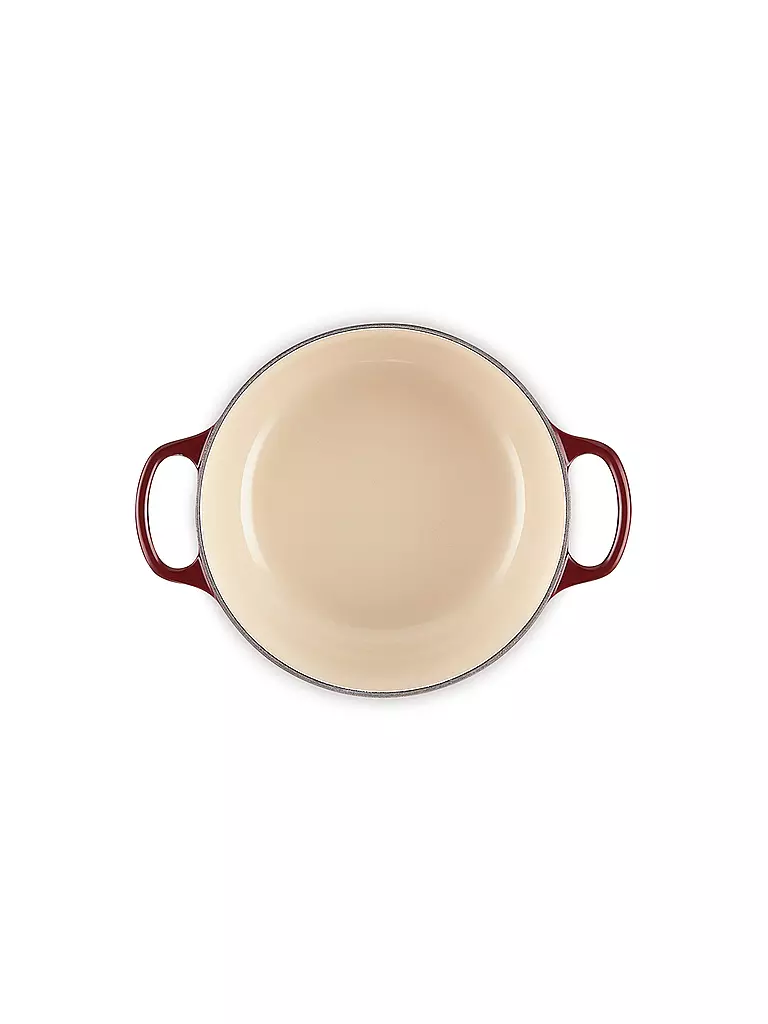 LE CREUSET | Bräter rund SIGNATURE 20cm Garnet | dunkelrot