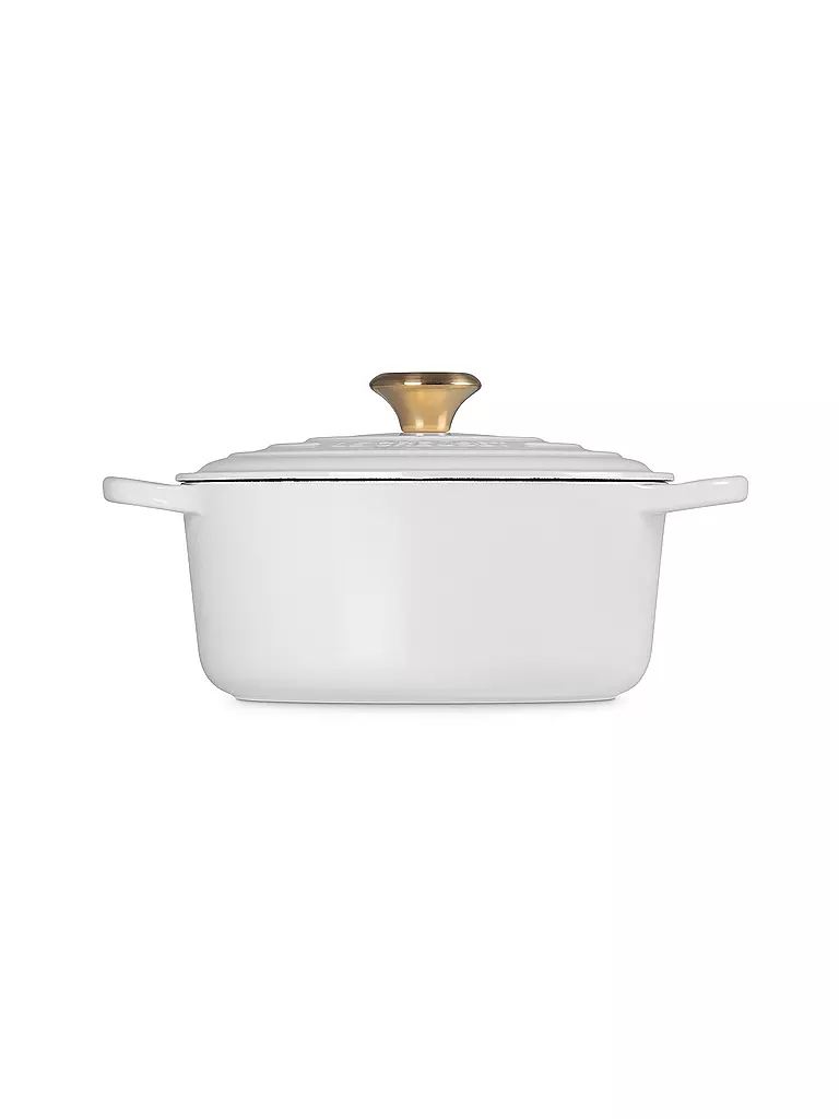 LE CREUSET | Bräter rund Signature 20cm | weiss