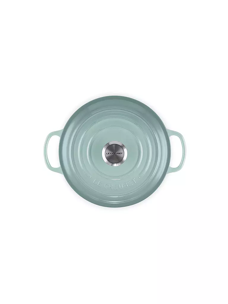 LE CREUSET | Bräter rund SIGNATURE 20cm/2,4 l Sea Salt | hellgrau