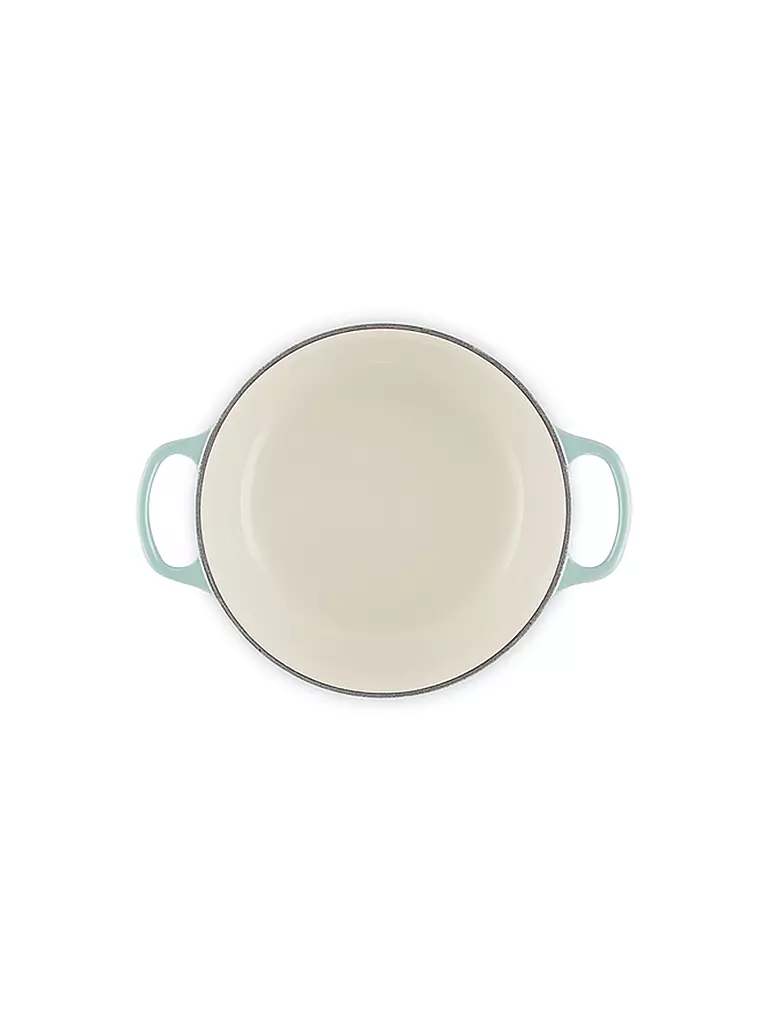 LE CREUSET | Bräter rund SIGNATURE 20cm/2,4 l Sea Salt | hellgrau