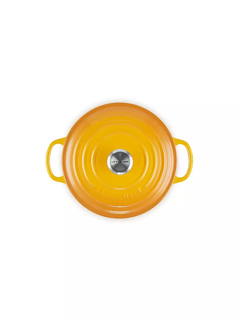 LE CREUSET | Bräter rund SIGNATURE 20cm/4,2l Nectar | gelb