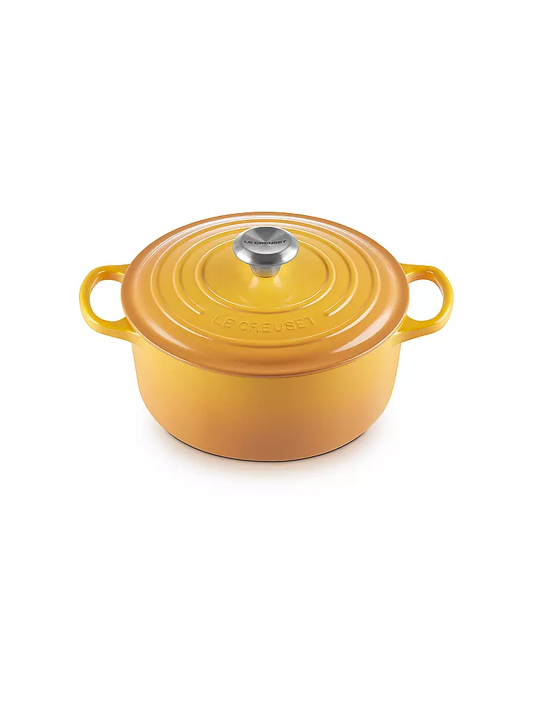 LE CREUSET | Bräter rund SIGNATURE 24cm/3,3l Nectar | gelb