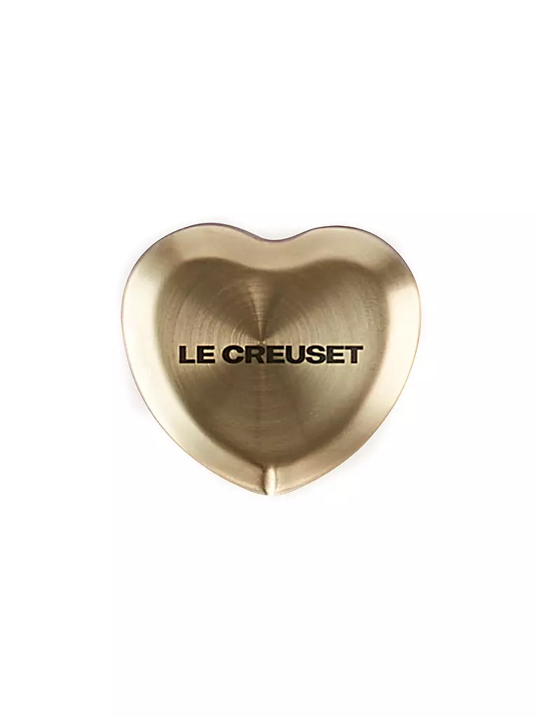 LE CREUSET | Deckelknopf Herz 4,7cm SIGNATURE Hellgold | gold