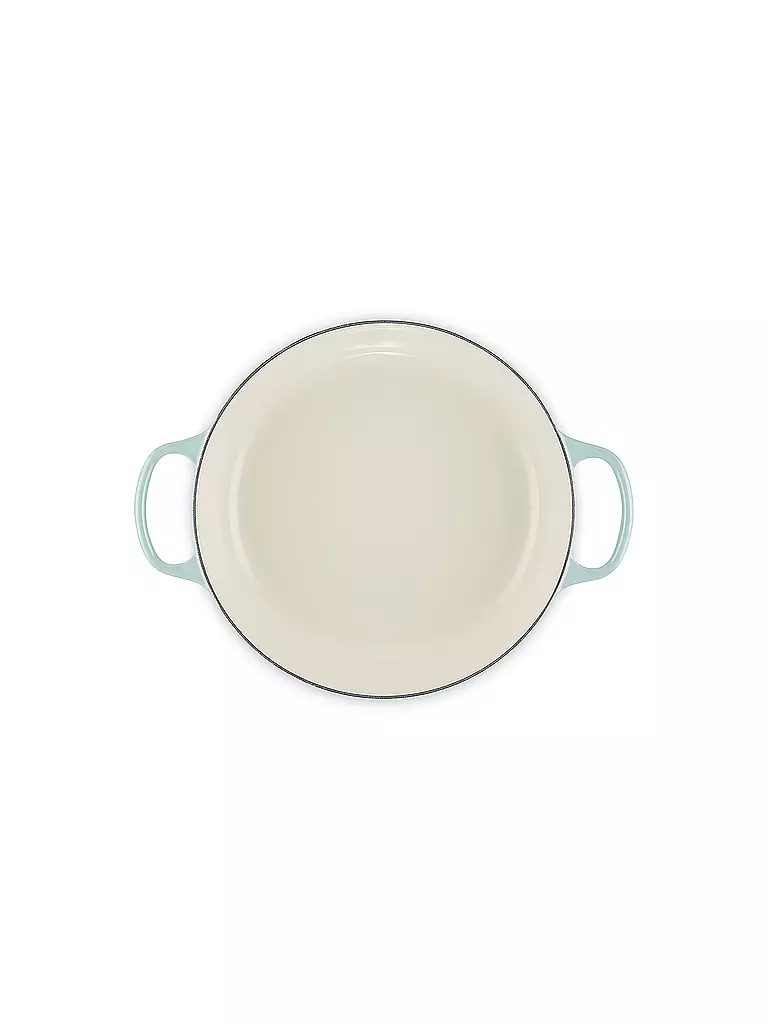 LE CREUSET | Gourmet Profitopf 30cm/3,5l SIGNATURE Sea Salt  | hellgrau