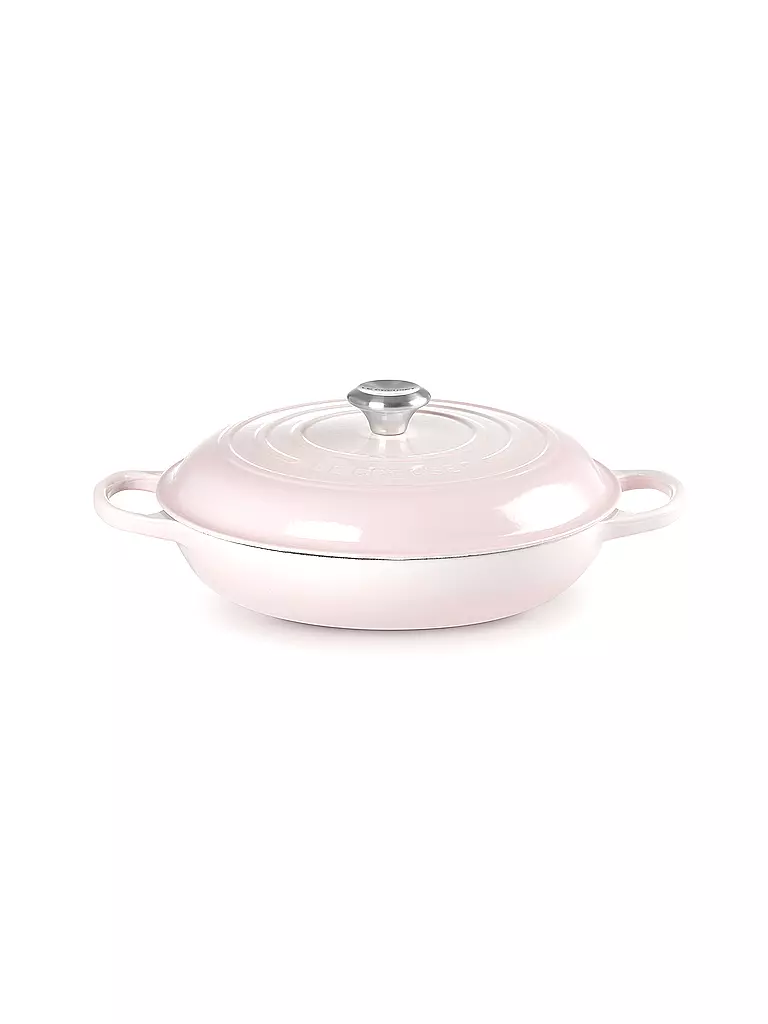 LE CREUSET | Gourmet Profitopf SIGNATURE 30cm/3,2l Shell PInk | rosa