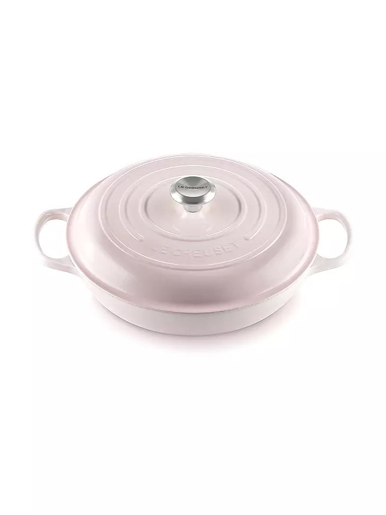 LE CREUSET | Gourmet Profitopf SIGNATURE 30cm/3,2l Shell PInk | rosa