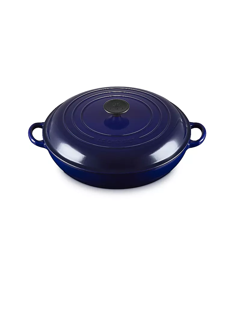 LE CREUSET | Gourmet Profitopf TRADITION aus Gusseisen Ocean 30cm | dunkelblau