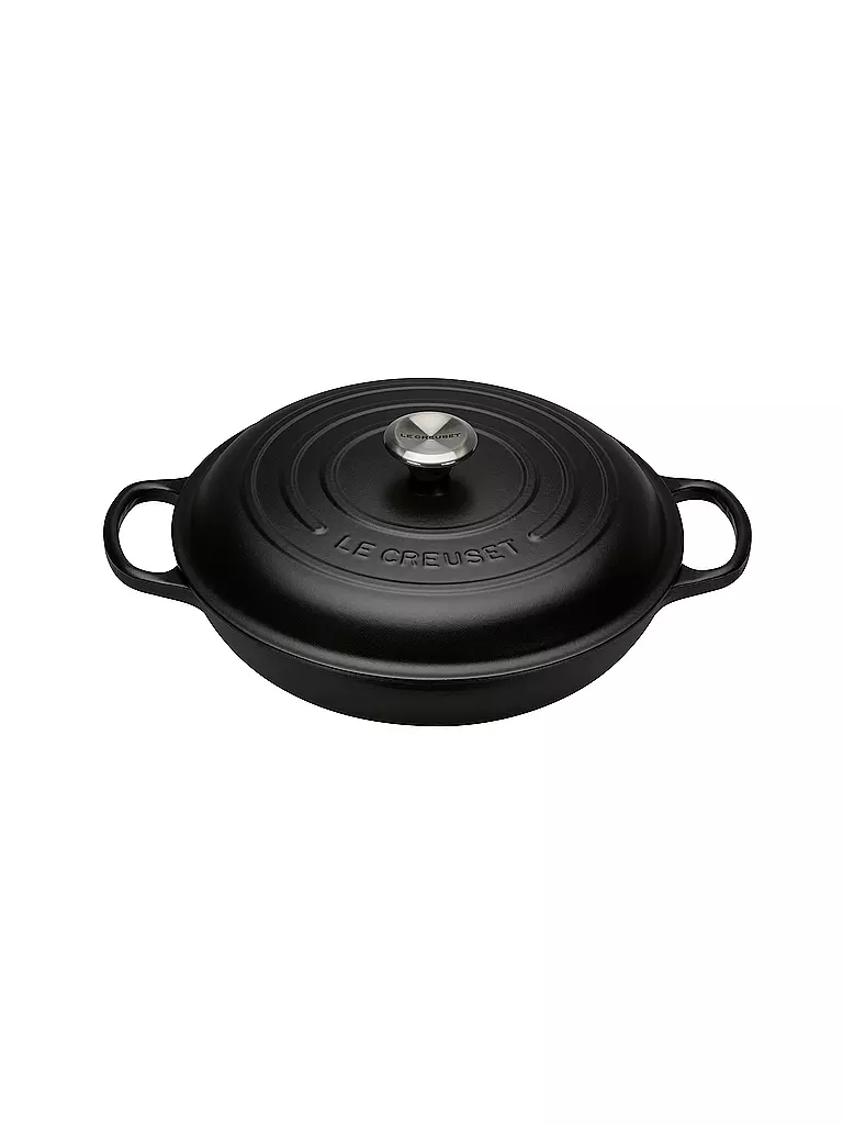 LE CREUSET | Gourmet-Profitopf "Signature" 30cm (Schwarz) | schwarz