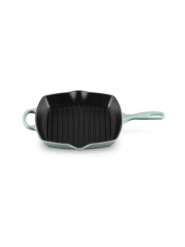 LE CREUSET | Grillpfanne quadratisch SIGNATURE 26x26cm  | hellgrau