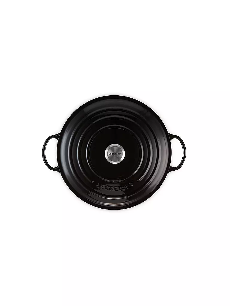 LE CREUSET | La Marmite - Familientopf Signature 24cm Schwarz | schwarz