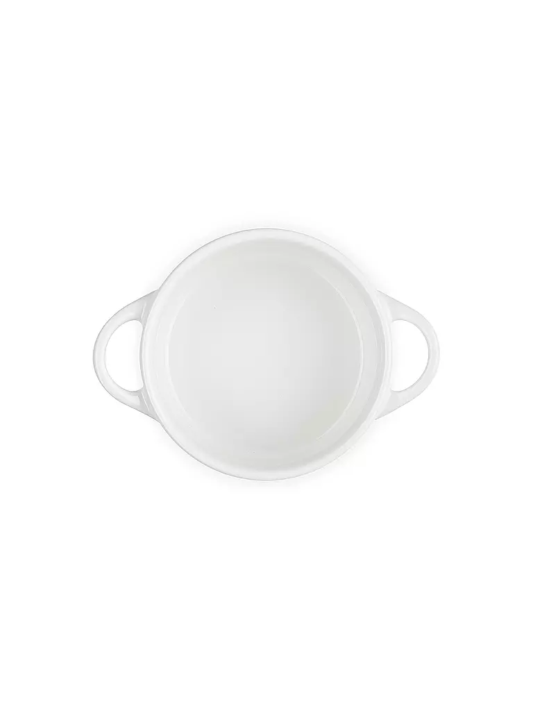 LE CREUSET | Mini Cocotte mit goldenem Herzknauf 10cm/0,25l White | rosa