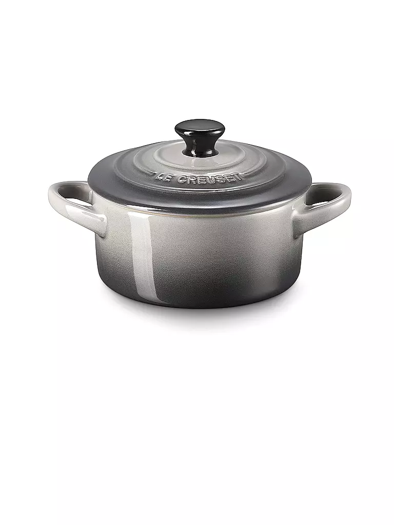 LE CREUSET | Mini-Cocotte POTERIE 10cm/0,2L Flint | grau