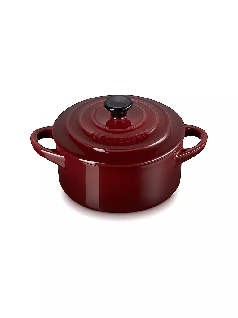 LE CREUSET | Mini-Cocotte POTERIE 10cm/0,2L Garnet | dunkelrot