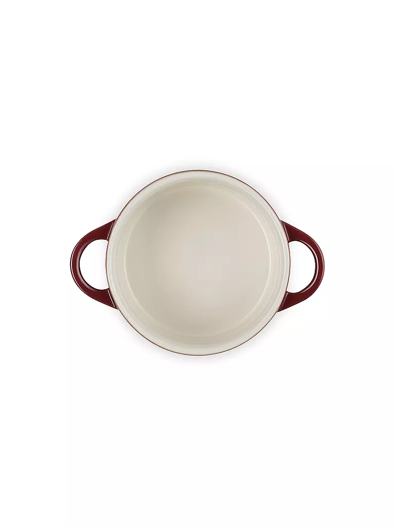 LE CREUSET | Mini-Cocotte POTERIE 10cm/0,2L Garnet | hellgrau