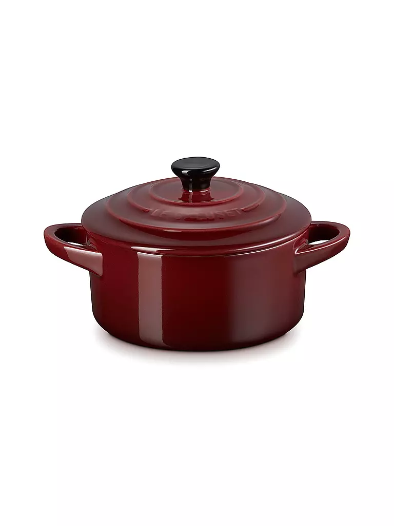 LE CREUSET | Mini-Cocotte POTERIE 10cm/0,2L Garnet | dunkelrot