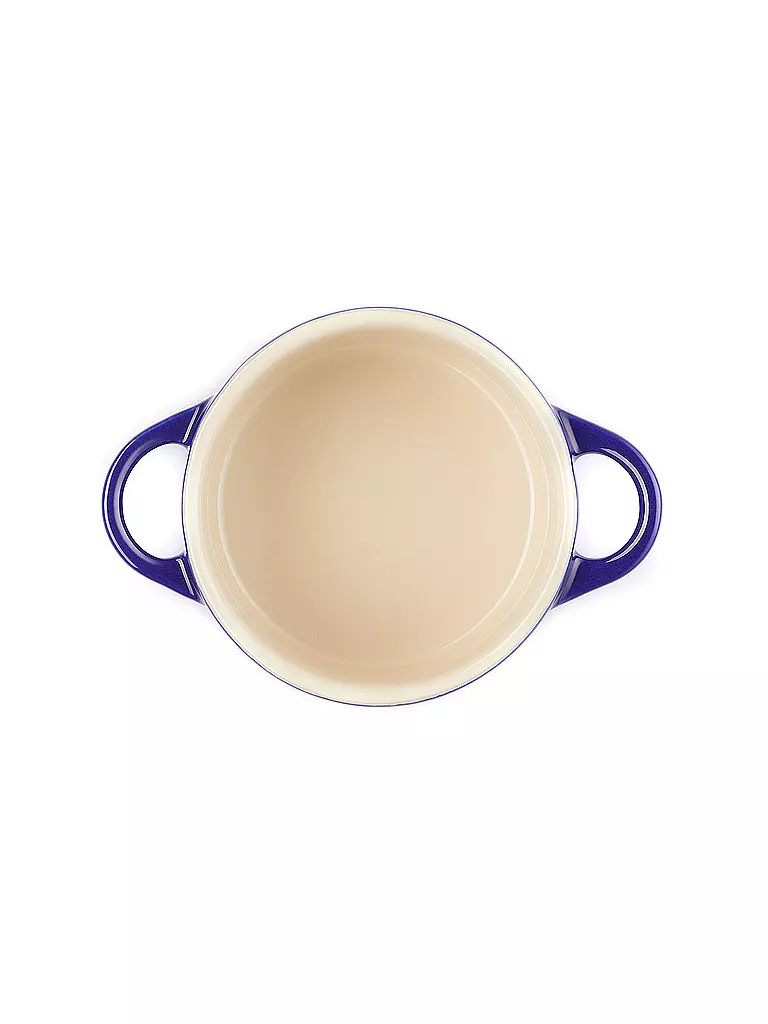 LE CREUSET | Mini-Cocotte POTERIE 10cm/0,2L Indigo   | dunkelblau