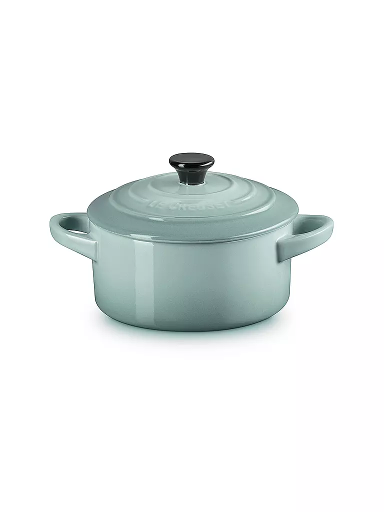 LE CREUSET | Mini-Cocotte POTERIE 10cm/0,2L Sea Salt  | hellgrau