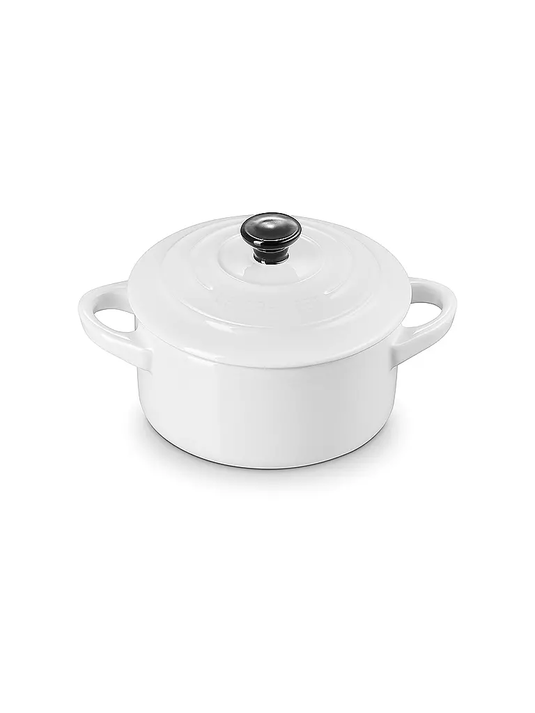 LE CREUSET | Mini-Cocotte POTERIE 10cm/0,2L White | weiss