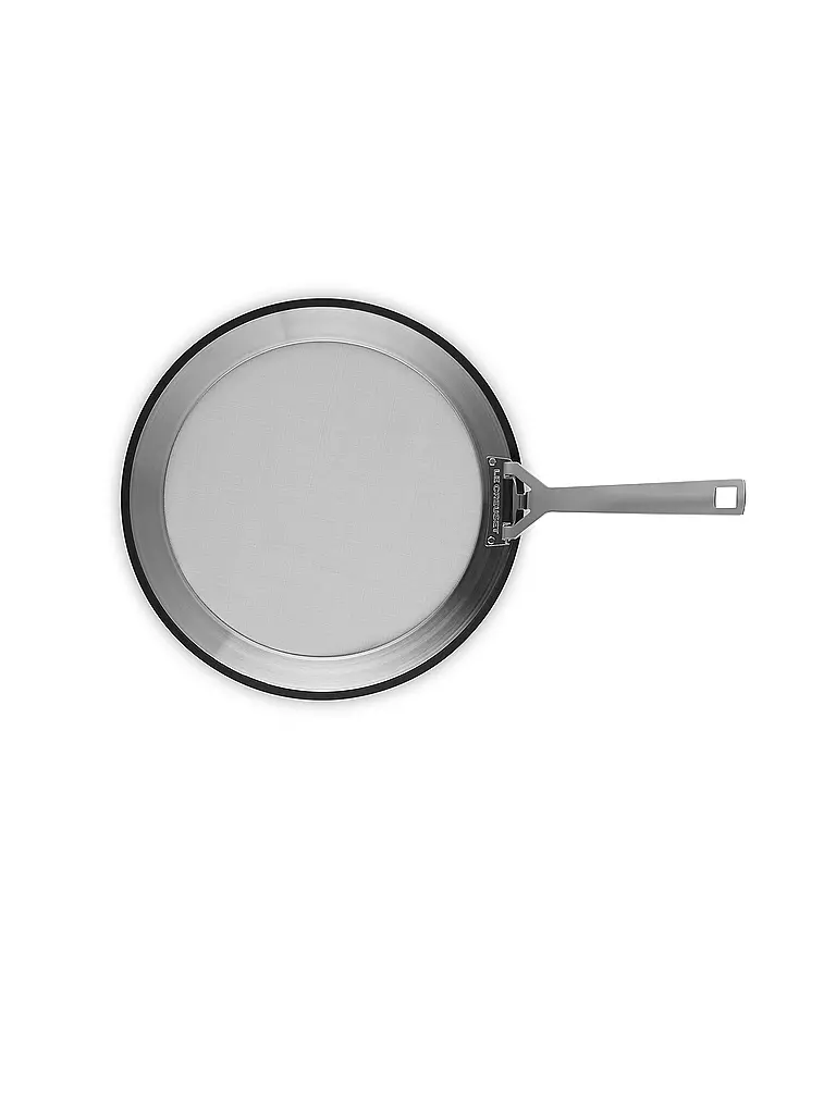 LE CREUSET | Pfannenspritzschutz 26-30cm Edelstahl/Antihaft  | silber