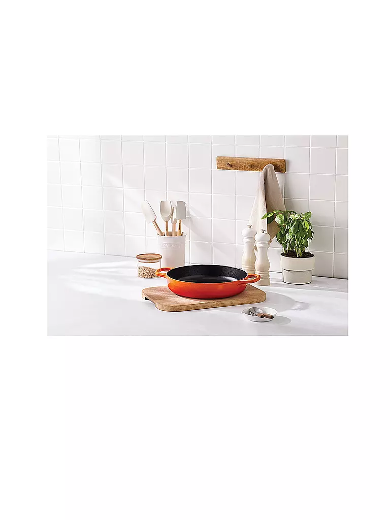 LE CREUSET | Servierpfanne 28cm EVERY DAY PAN SIGNATURE Ofenrot  | orange