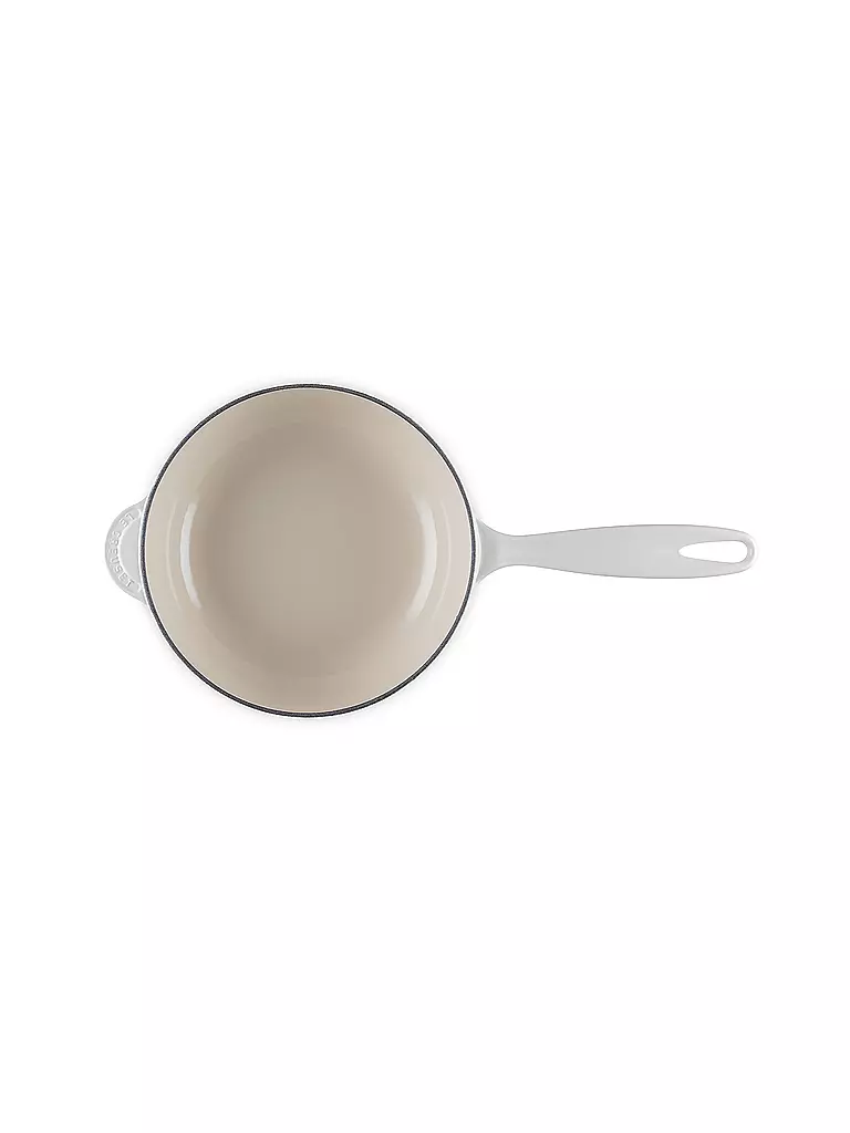 LE CREUSET | Stielkasserolle mit Deckel 21cm HOLLY Cotton | beige