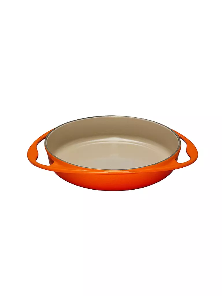 LE CREUSET | Tartin Backform aus Gusseisen 28cm (Ofenrot) 2,6l | orange