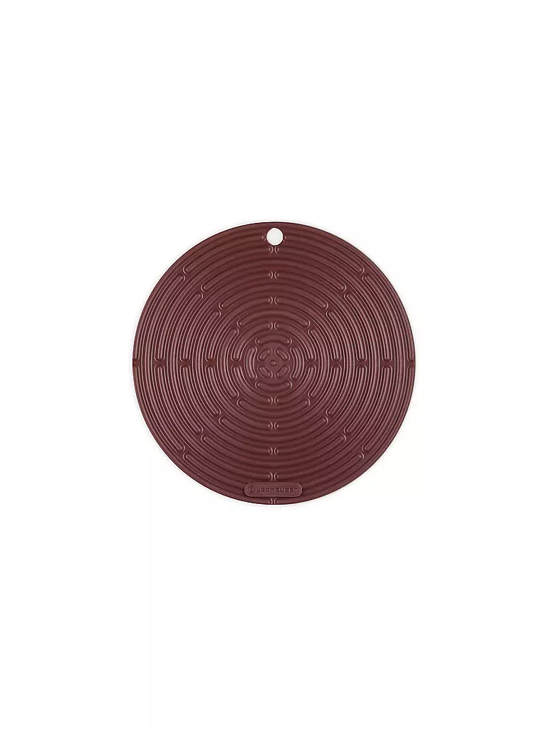 LE CREUSET | Topflappen rund  Klassic 20,5cm Garnet | dunkelrot