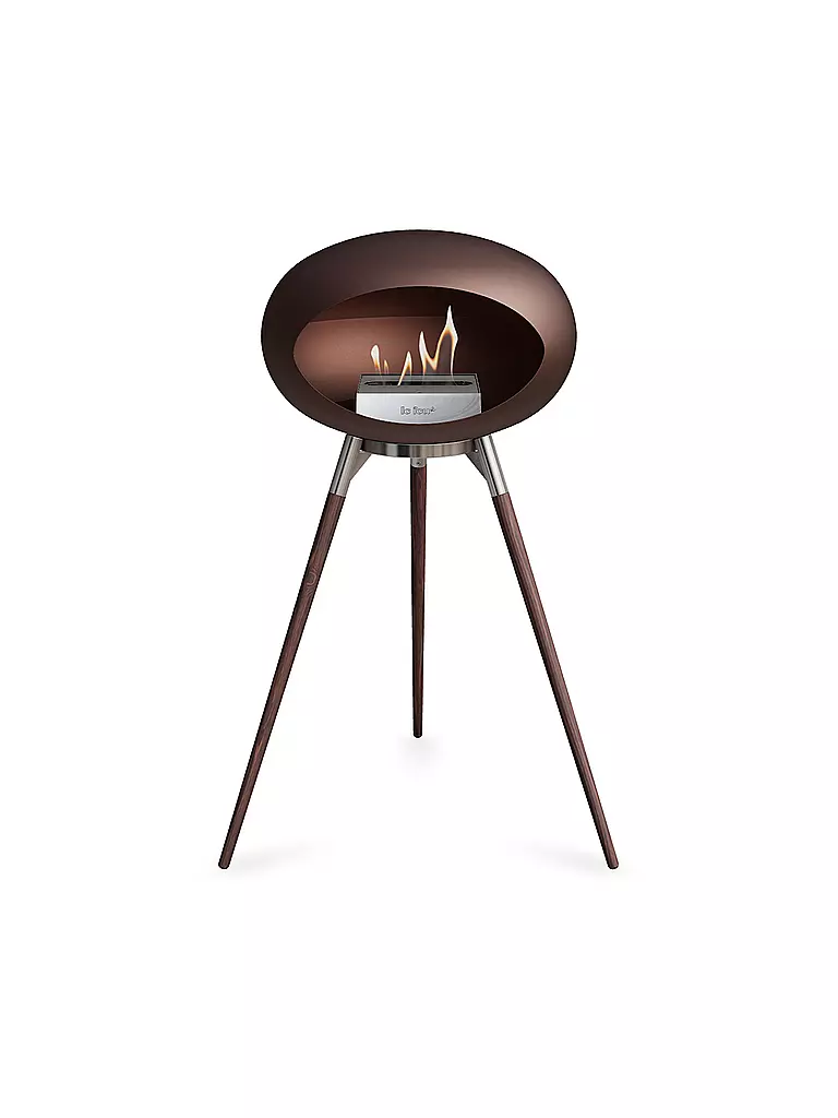 LE FEU | Kamin 79cm GROUND HIGH Dunkelbraun  | braun