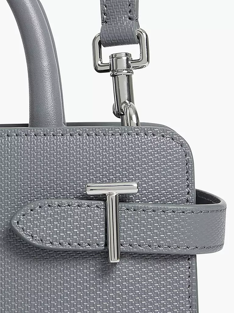 LE TANNEUR | Ledertasche - Henkeltasche EMILIE Small | grau