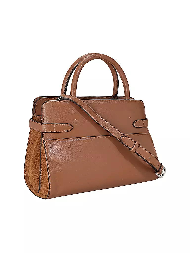 LE TANNEUR | Ledertasche - Henkeltasche EMILIE SOFT | braun