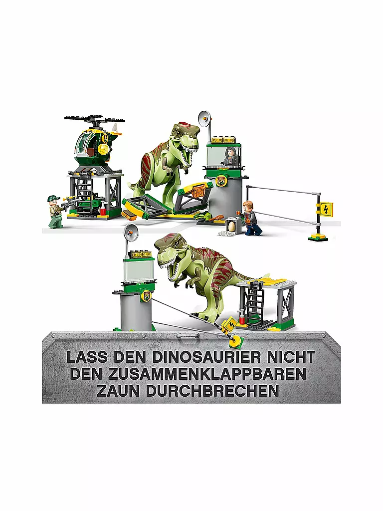 LEGO | Jurassic World - T-Rex Ausbruch 76944 | keine Farbe