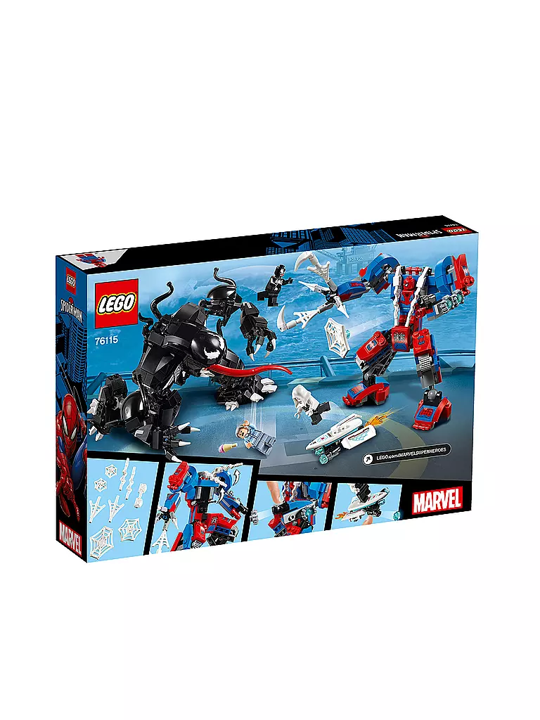 LEGO | Spider-Man - Spider Mech vs. Venom 76115 | transparent