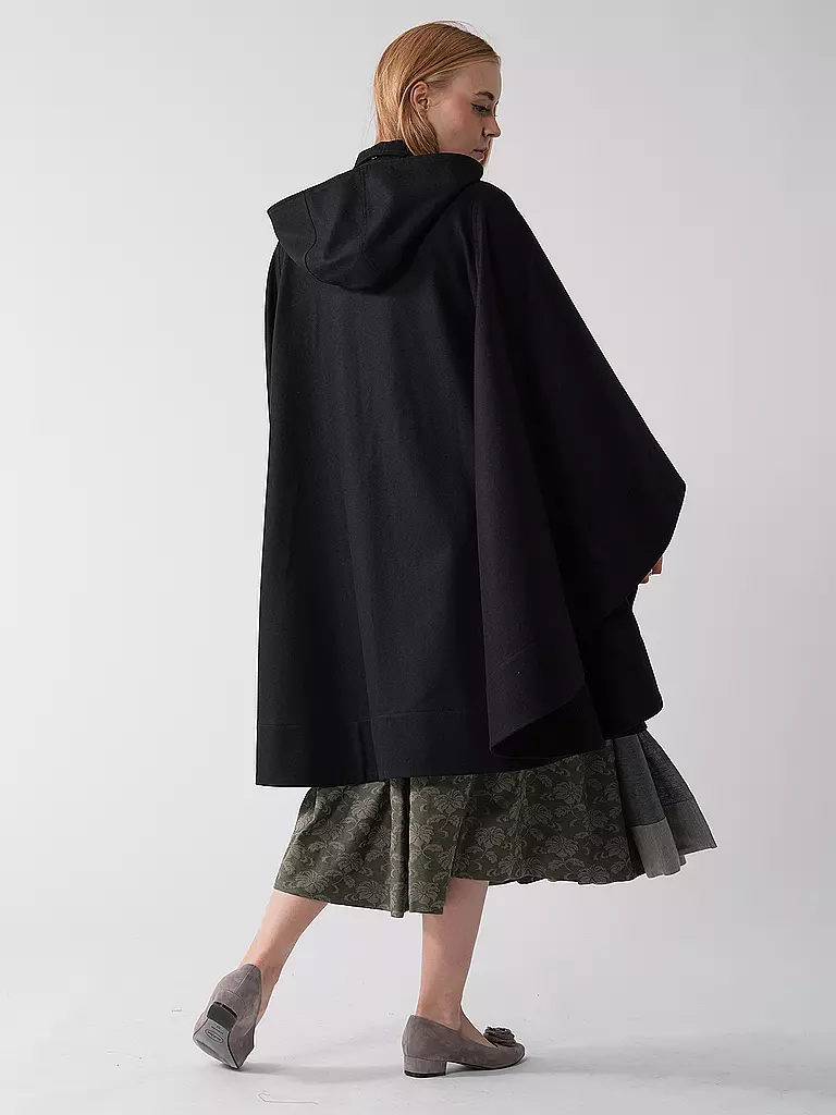 LENA HOSCHEK | Cape - Poncho CLARA | schwarz