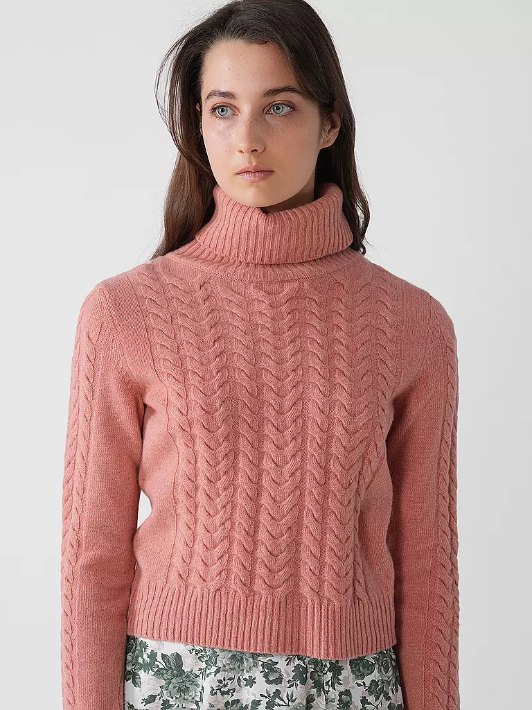 LENA HOSCHEK | Rollkragenpullover STANLEY | rosa