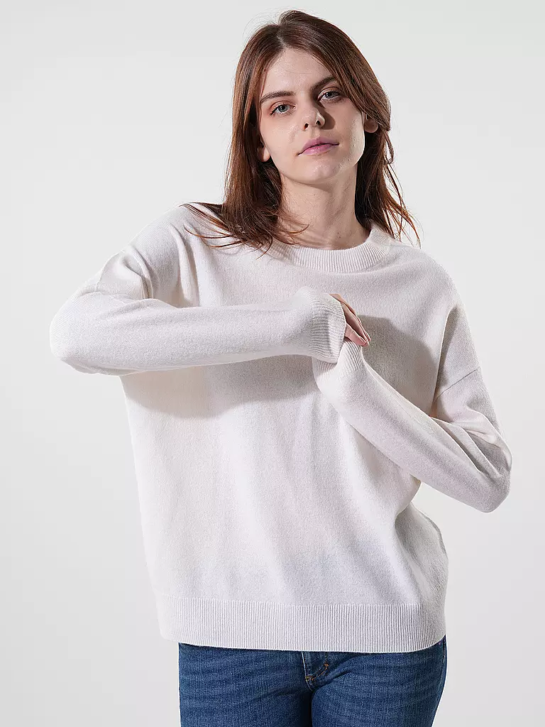 LES TRICOTS DE LEA | Kaschmirpullover MAPOUPETTE | weiss