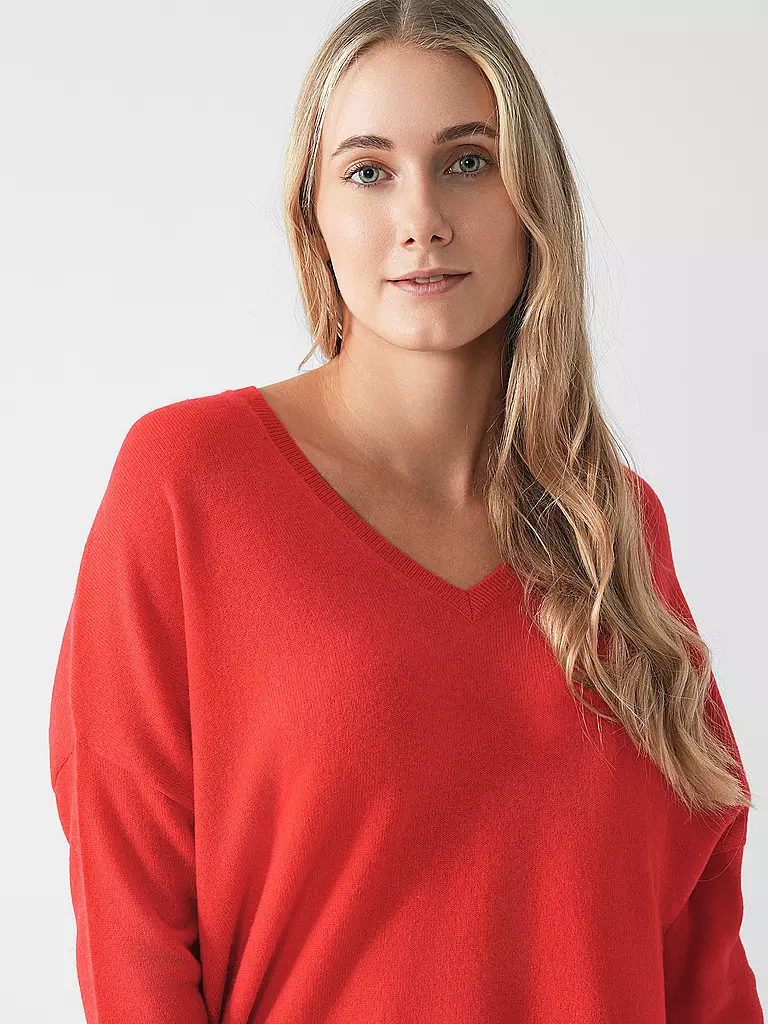 LES TRICOTS DE LEA | Kaschmirpullover MONJAKOE | rot