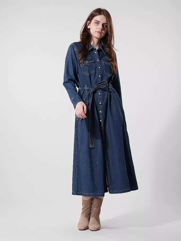 LEVI'S® | Midikleid QUINNEY | dunkelblau