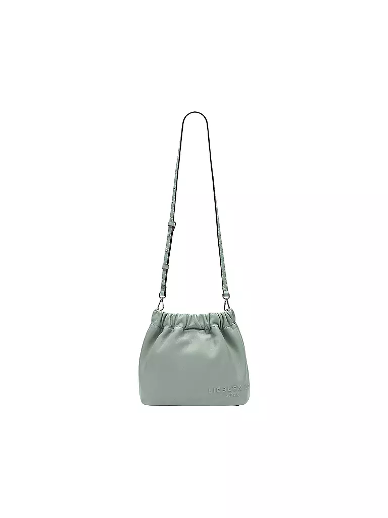 LIEBESKIND BERLIN | Ledertasche - Bucket Bag RUFFLE Small | creme