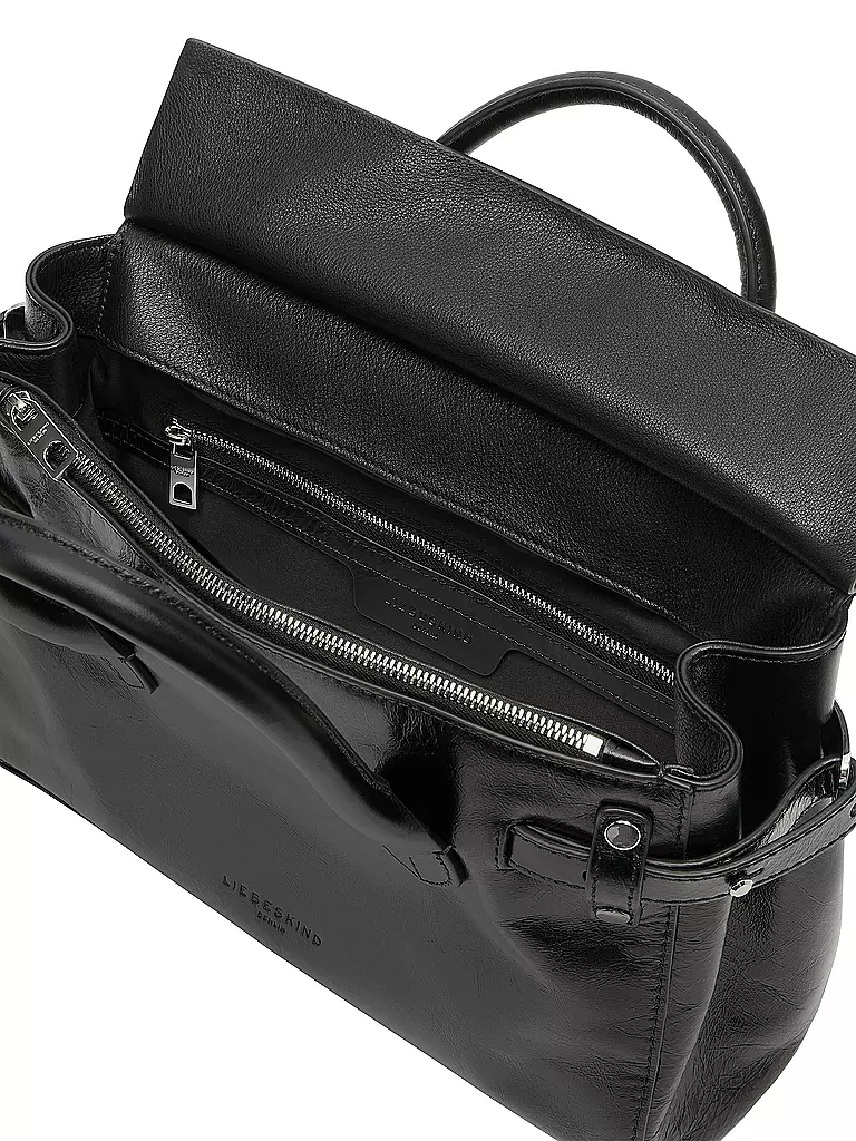 LIEBESKIND BERLIN | Ledertasche - Henkeltasche GLORIA SATCHEL Medium | schwarz