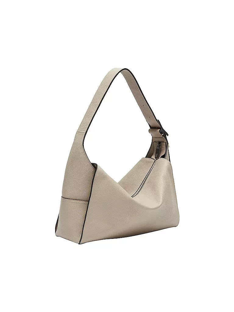 LIEBESKIND BERLIN | Ledertasche - Hobo Bag  LOU Medium | dunkelgrün